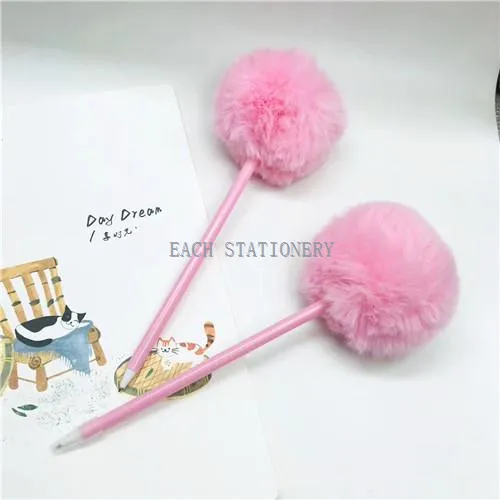 Plush Fuzzy Furry Pom Pom plastik plim
